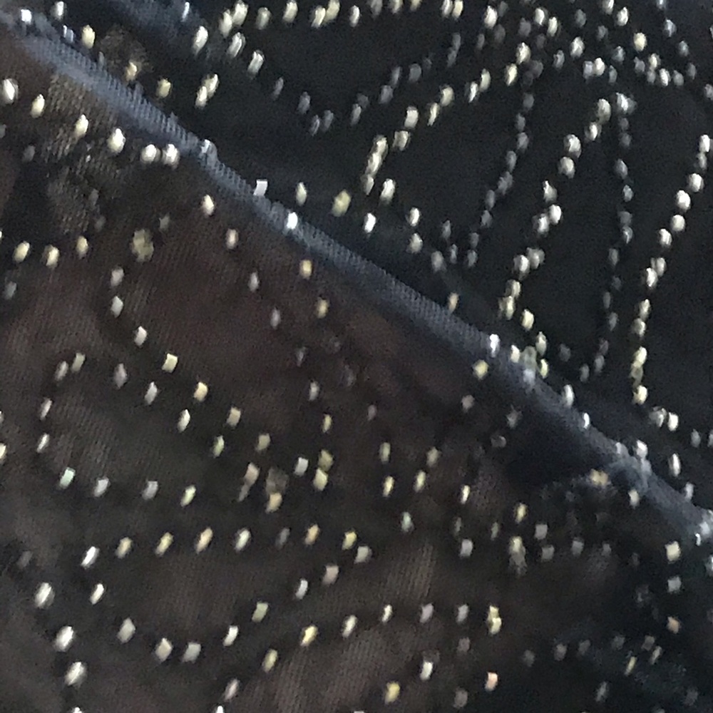 Free People Sm Beaded Sheer Black Racerback Cami - Picture 12 of 16